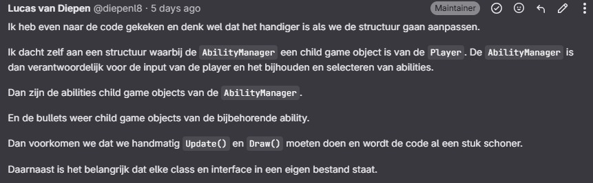 Lucas feedback 1
